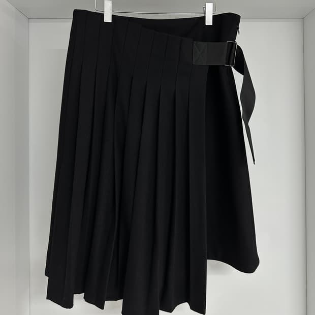 [COS 코스] 여성 벨트 플리츠 스커트