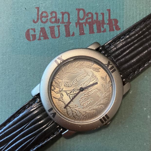 Jean paul gaultier 장폴고티에 그리스 코인 페이스 시계