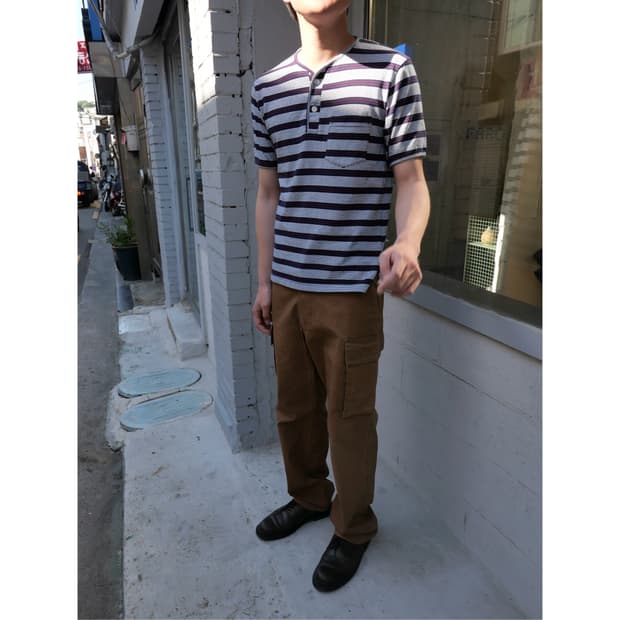 엔지니어드 가먼츠 헨리넥 티셔츠