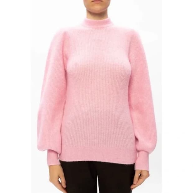 Ganni 가니 울 모크넥 니트 