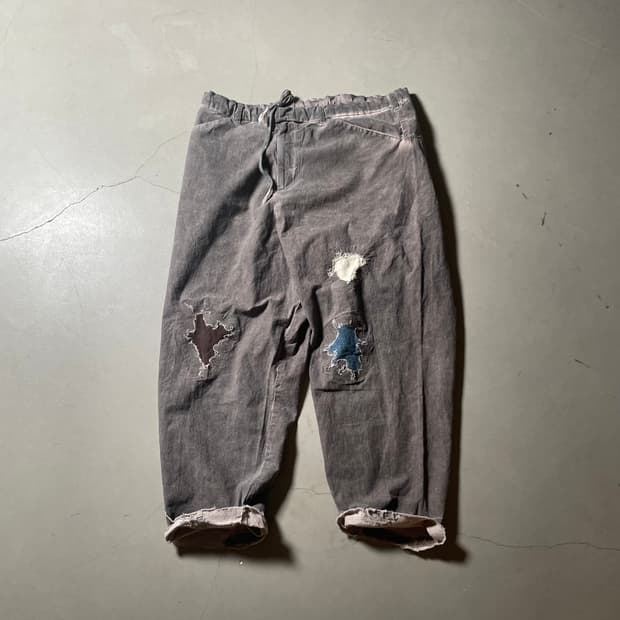 H•d **다이닝 블렌드 패치 워크 팬츠
