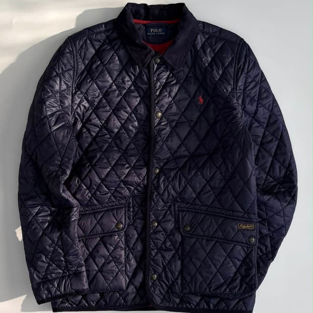 폴로 랄프로렌 네이비 퀄팅 자켓