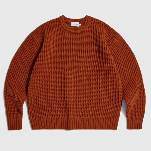 [L] 에스피오나지 와플니트 오렌지