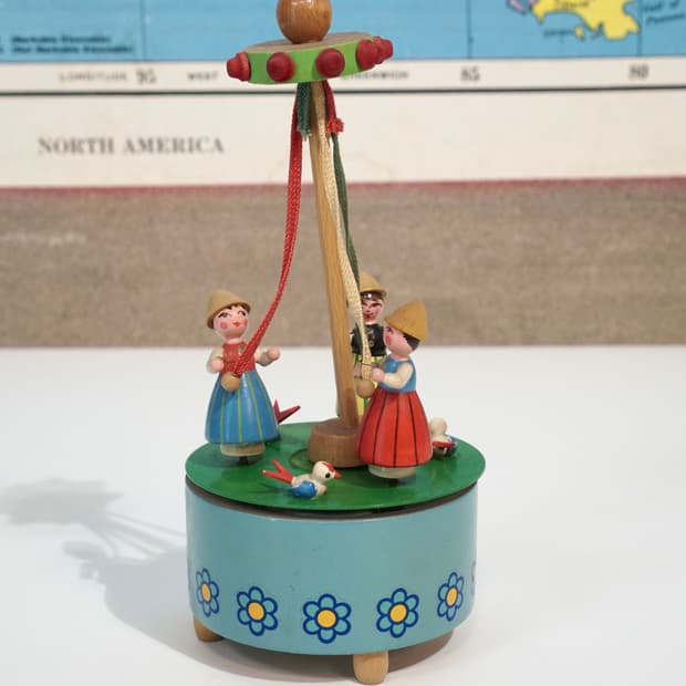 독일 빈티지 소품 폴댄스 오르골