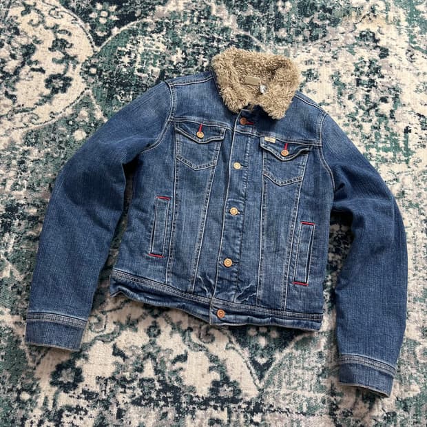 Levis 리바이스 시그니처 라인 데님 안감 쉐르파 자켓(M)