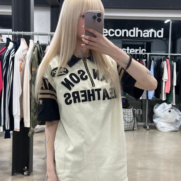 벤슨 스타 자수 카라 반팔 PK 티셔츠 