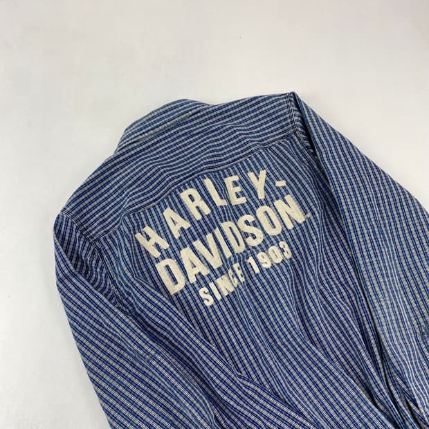 할리데이비슨 엠브로이드 빅로고 포켓 셔츠 (98)
