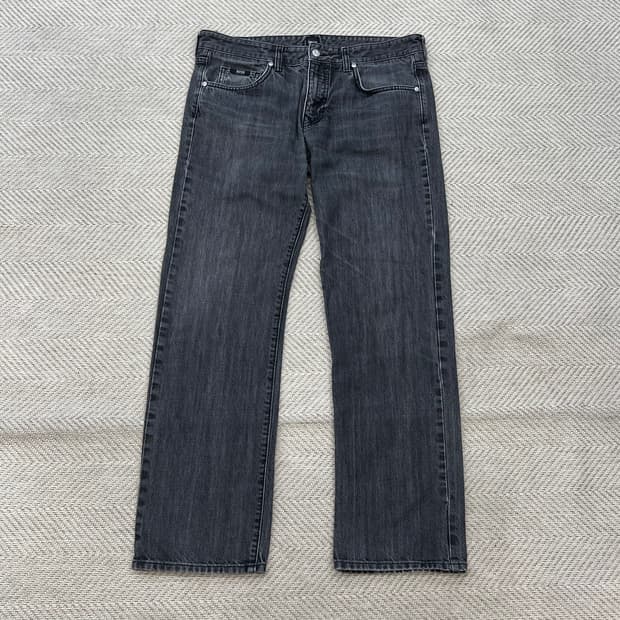 휴고보스 흑청 데님 팬츠 r3461