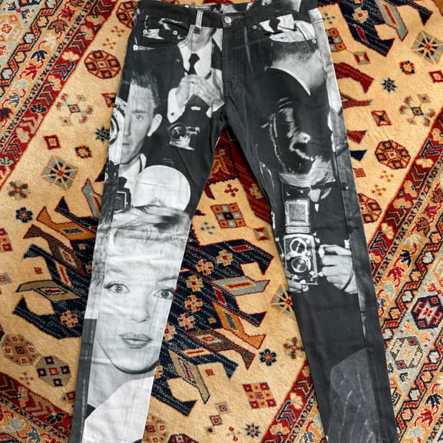 드리스 반 노튼 16SS 마를린 먼로 팬츠