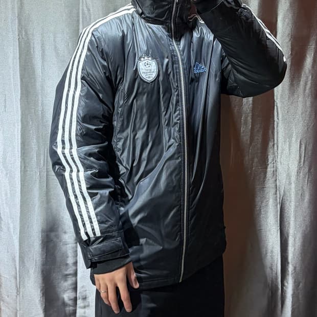 XL 나이키 유밴투스 스우시 블랙그레이 패딩