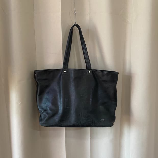 Porter leather tote bag