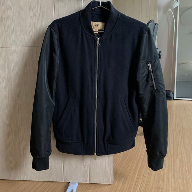 H&M 울 블루종점퍼