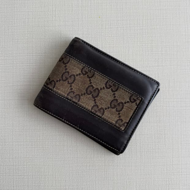 Vtg 구찌 6카드 지갑