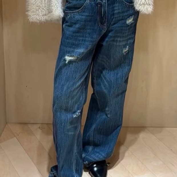 버던트 ) 팬츠 워싱찢청 바지 상태굿 무신사