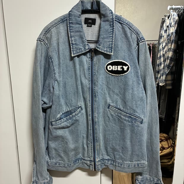 오베이 OBEY 데님 자켓