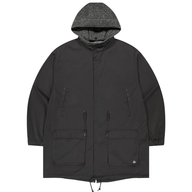 코이세이오 워시드 밀리터리 자켓 야상 머드차콜 MILITARY JACKE