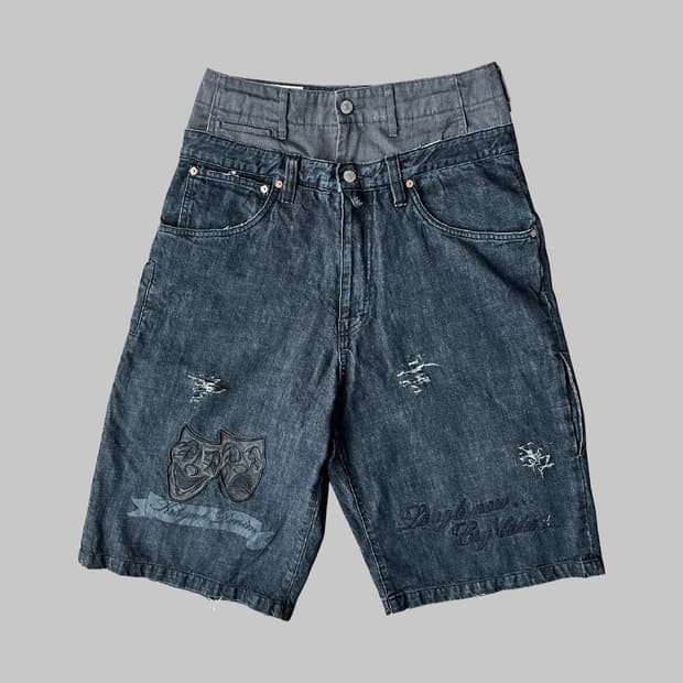 double waist pants no.4