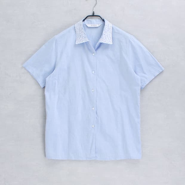 VENTOSE _ embroidery collar shirt