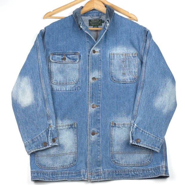 [M] 80's-90's 폴로 랄프로렌 컨트리 폴로컨트리 데님 초어자켓