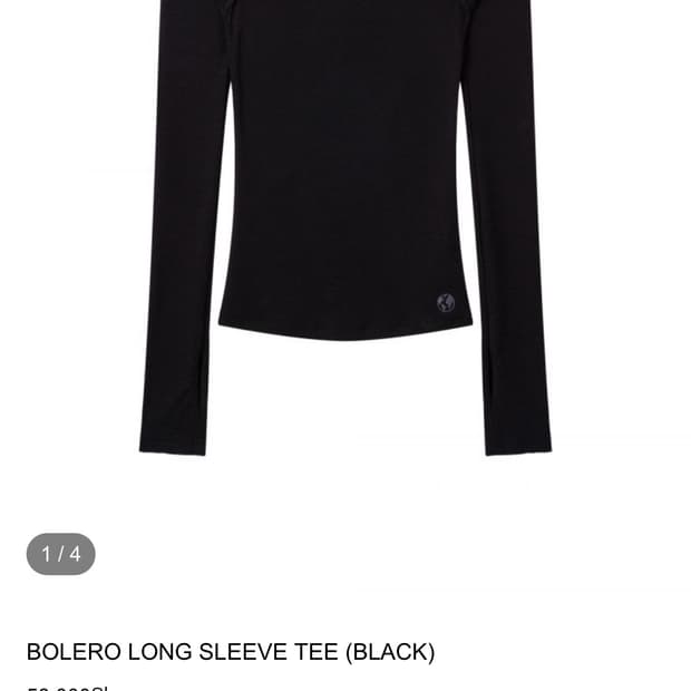 Earthjigu 어스지구 BOLERO LONG SLEEVE TEE