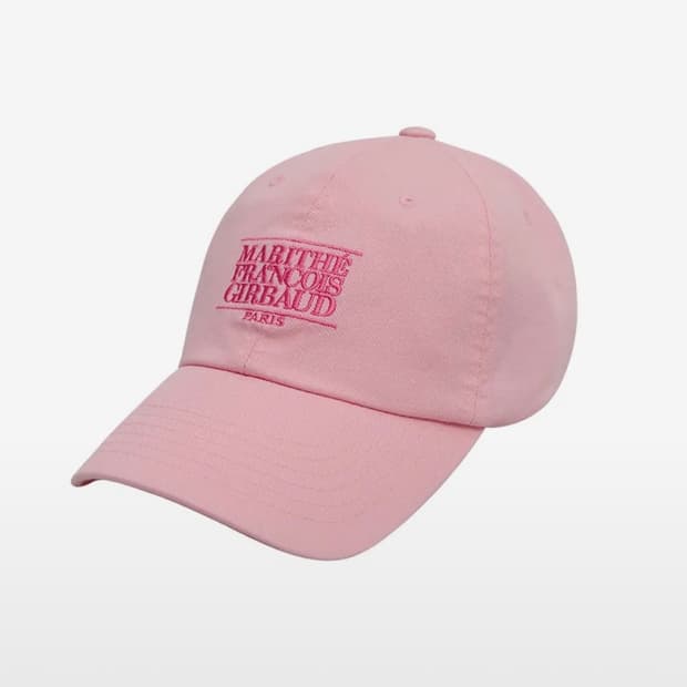 마리떼 스몰 클래식 로고 핑크볼캡