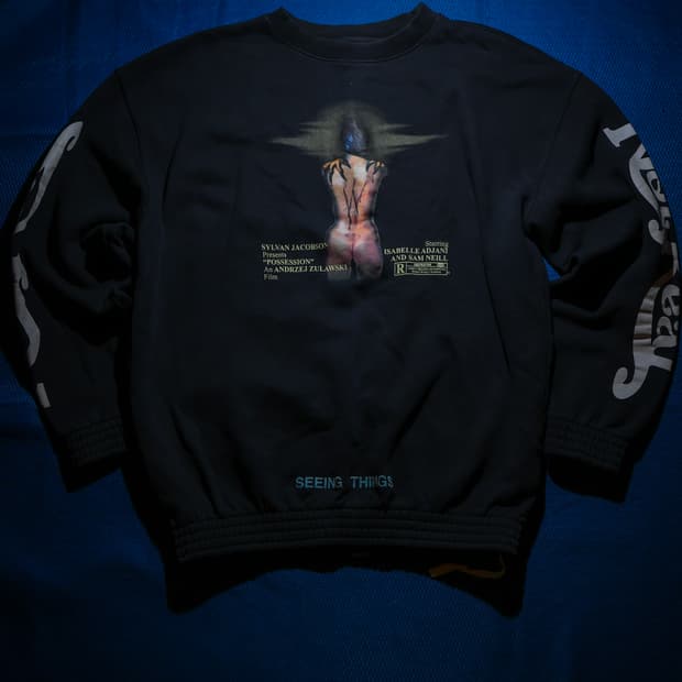 Off-White 우먼 무비 한정판 맨투맨 100-110