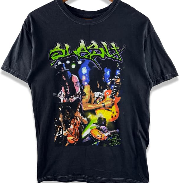 슬래시 Slash Snakepit 그래픽 밴드티셔츠4290