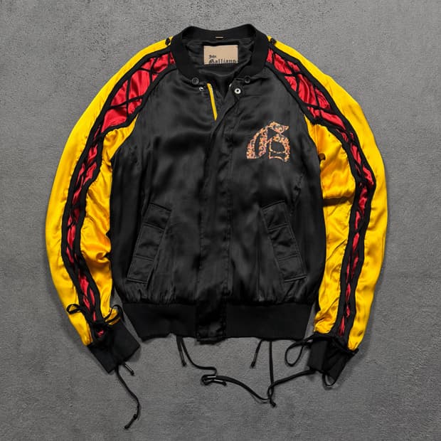 존 갈리아노 실크 블루종 자켓