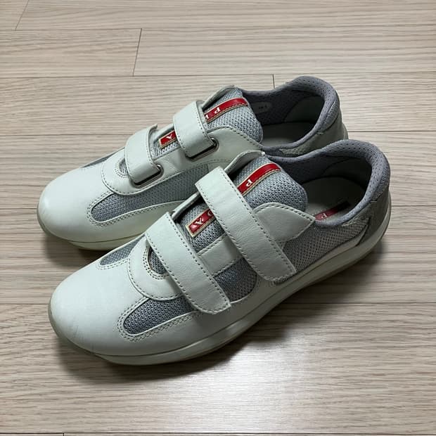 [Prada] 프라다 스포츠 아메리카컵 벨크로 스니커즈 38.5