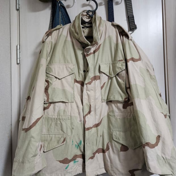 90s usa army m65 필드자켓 L/R 오리지널 og