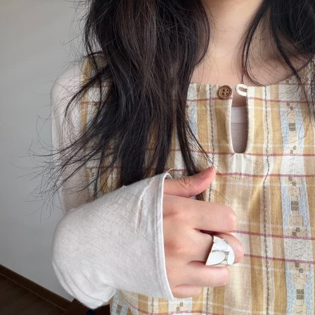 patterned sleeveless