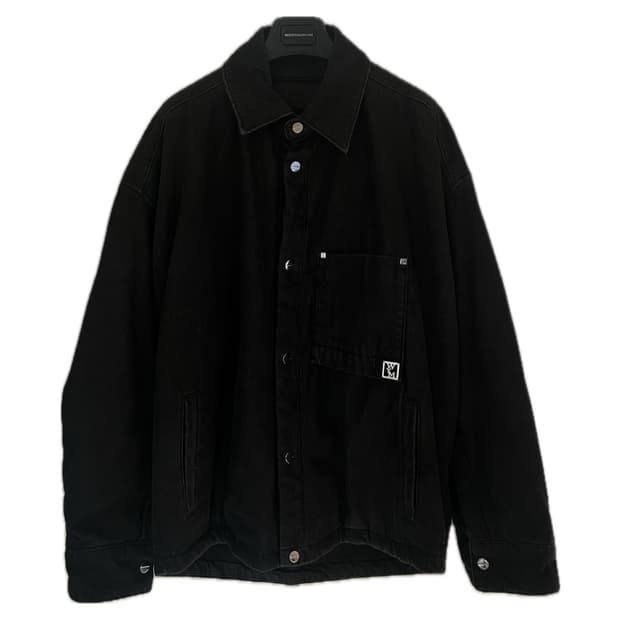 우영미 오버사이즈 데님 블랙 자켓