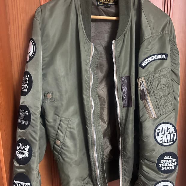 네이버후드 패치워크 자켓