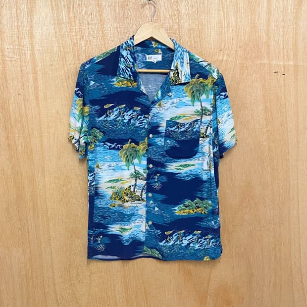 GAP hawaian shirt 갭 하와이안 셔츠