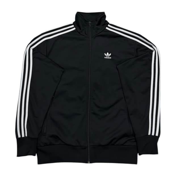 아디다스 빈티지 파이어버드 트랙탑 져지 자켓 검흰 블랙 XL