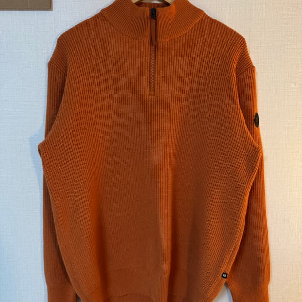 [XL]코오롱스포츠 울 반집업 니트 스웨터