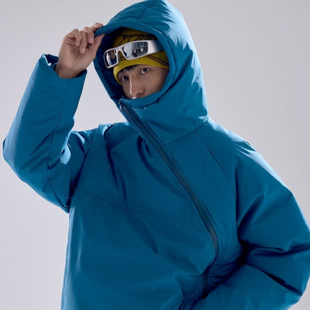 대각 후크 패딩 (3color)