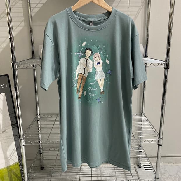 목소리의형태 부틀렉 애니메이션 티셔츠