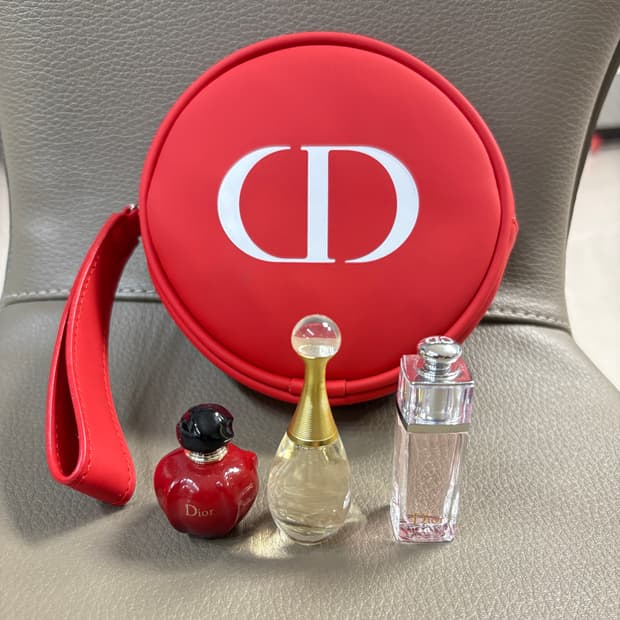디올 미니 향수 3종 + 파우치세트