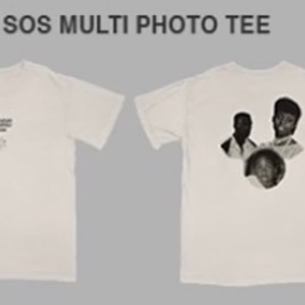다니엘시저 SOS MULTI PHOTO TEE