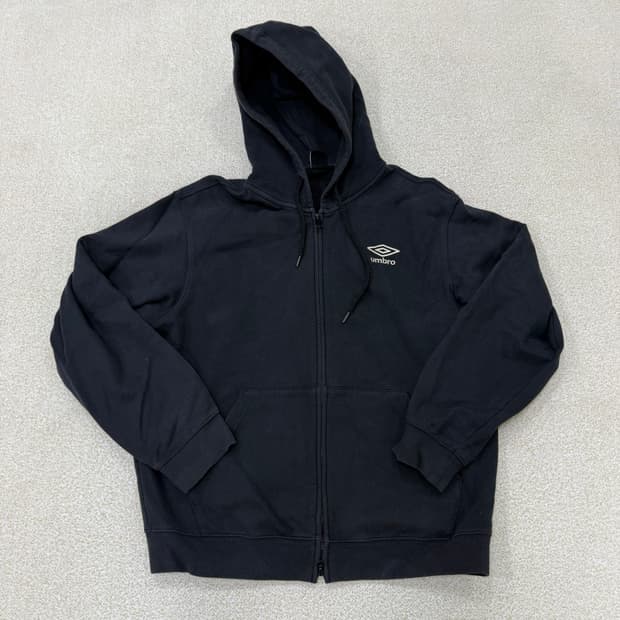 100 엄브로 빅로고 후드집업 0129T1