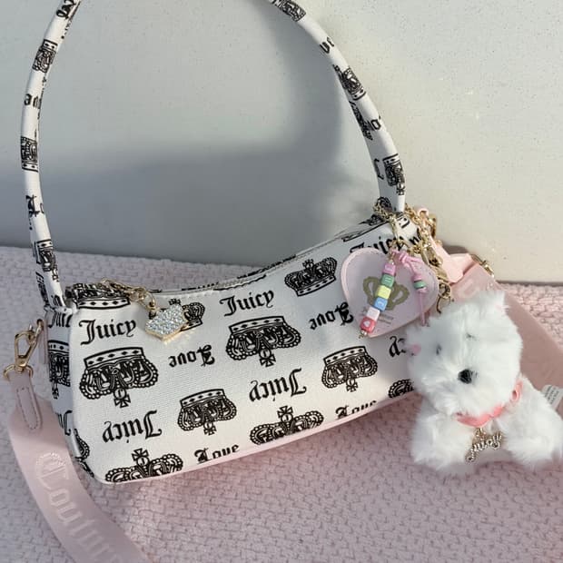 쥬시꾸뛰르 크라운 숄더백 갸루 