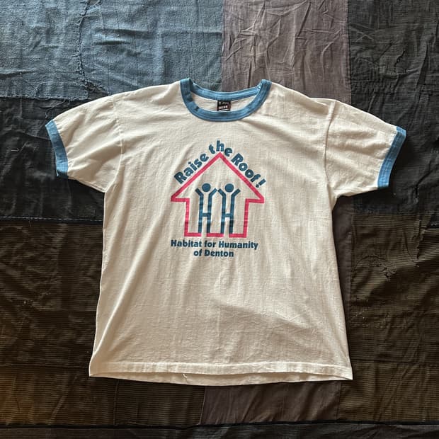 90s USA Fruit of the loom RInger T Shirt