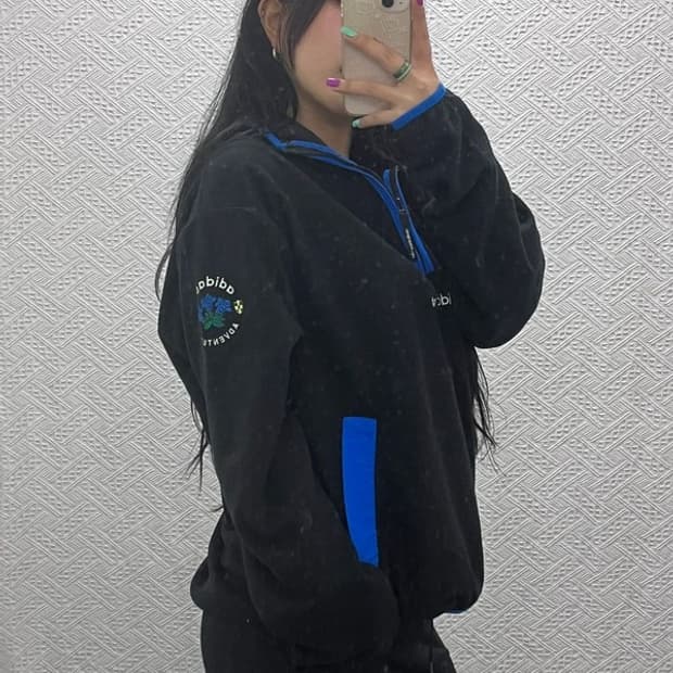 아디다스 슈퍼스타 어드벤처 반집업 플리스 맨투맨 XL C07097