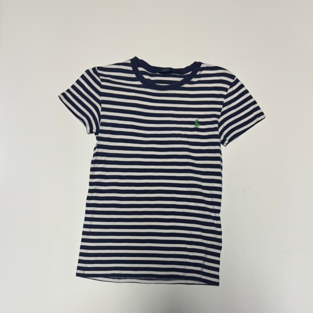 여성 폴로 랄프로렌 스포츠 스트라이프 반팔 티셔츠 Xs