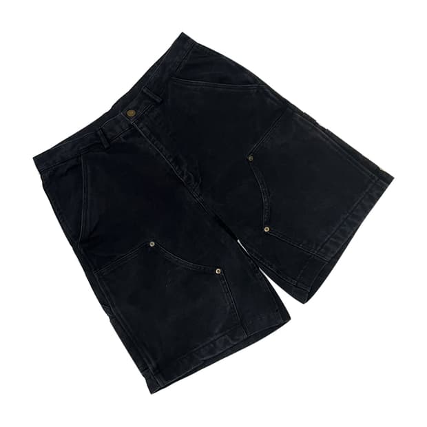 라퍼지스토어 카펜터 더블니 캔버스 쇼츠 팬츠 반바지 M