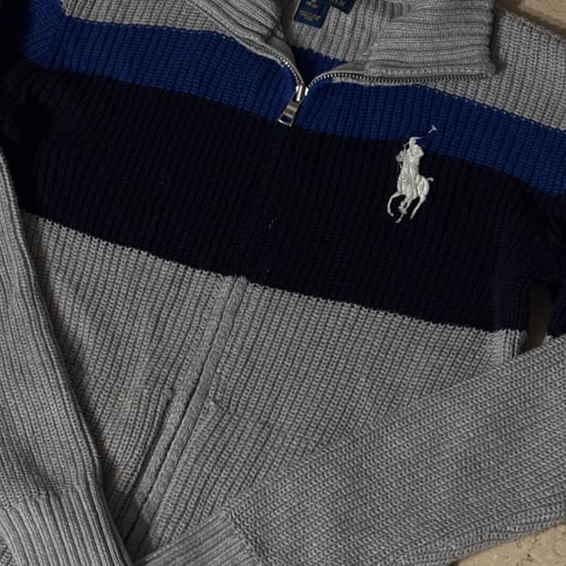 폴로 랄프로렌 빅포니 스포티 니트집업