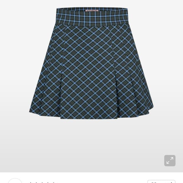 마가린핑거스 체크 스커트 m