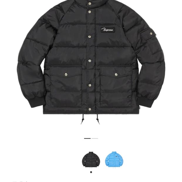 슈프림 레이몬드 페티본 패딩
