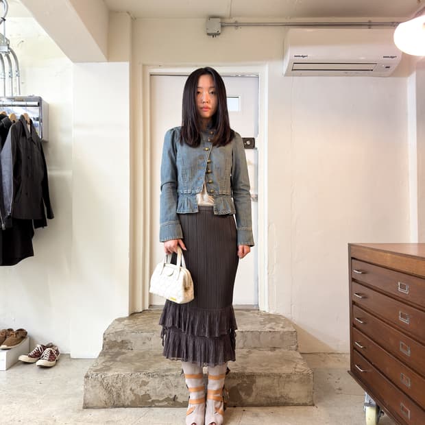 Marc Jacobs Denim Tailored Jacket/ 4